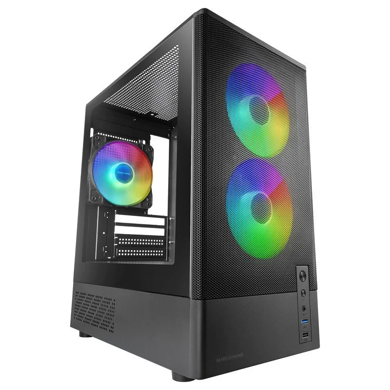 Mars Gaming Mc-onyx Microatx com ecrã metálico ARGB - Image 4