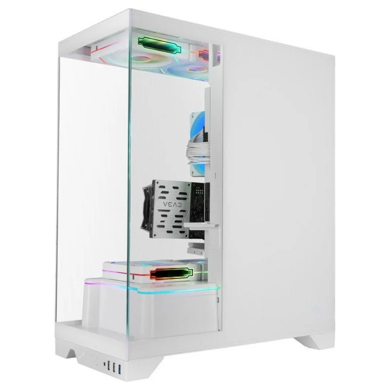 Mars Gaming MC-PRISMA Semitorre ATX ARGB Branca - Image 3