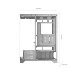 Mars Gaming MC-PRISMA Semitorre ATX ARGB Branca - Thumbnail Image 6