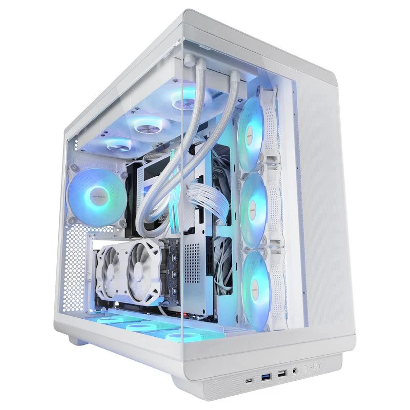Mars Gaming MC-REV Torre ATX 3x Ventoinhas ARGB Branca - Image 2