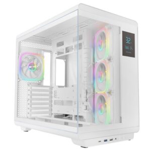 Mars Gaming MC-REVPROW ATX Ecrã LCD 4,3" ARGB Branco