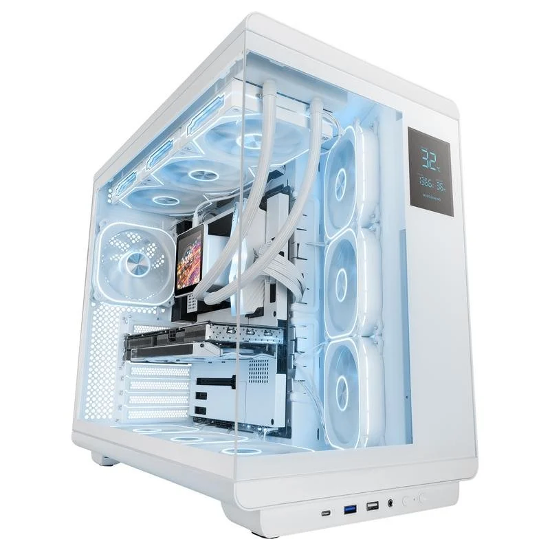Mars Gaming MC-REVPROW ATX Ecrã LCD 4,3" ARGB Branco - Image 4