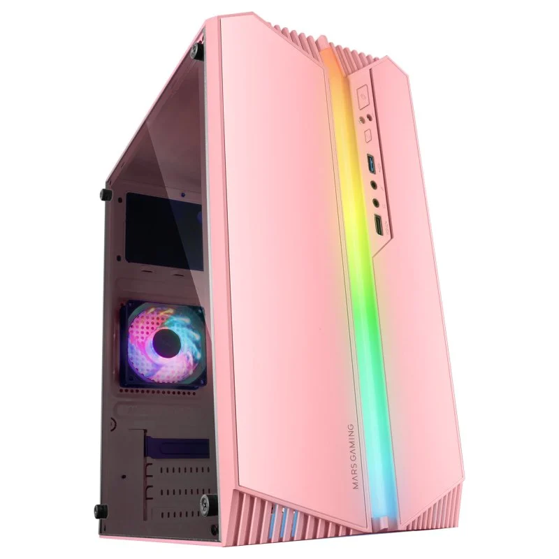 Mars Gaming MC-S1 Vidro Temperado USB 3.0 Rosa - Image 1