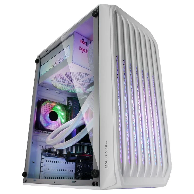 Mars Gaming MC-S2 FRGB MicroATX USB 3.0 com Janela Branco - Image 2