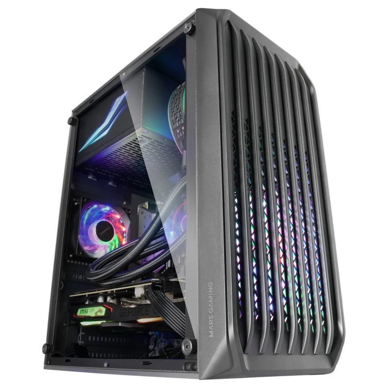 Mars Gaming MC-S2 FRGB MicroATX USB 3.0 com Janela Preto - Image 5