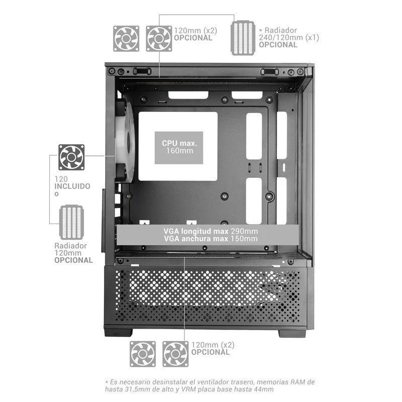 Mars Gaming MC-SE2 Caixa Micro-ATX - Image 6