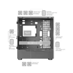 Mars Gaming MC-ULT XXL E-ATX Vidro Temperado Duplo - Thumbnail Image 5