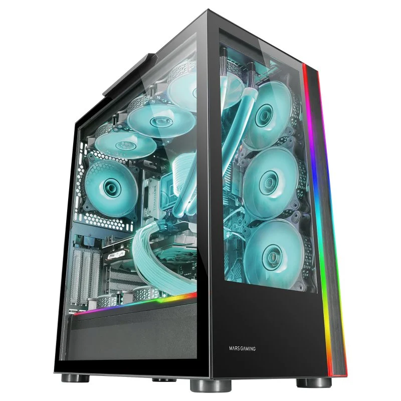 Mars Gaming MC-Ultra Custom XXL USB 3.0 ARGB Preta - Image 1