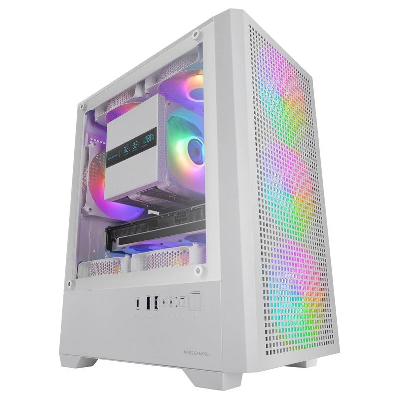 Mars Gaming MC-VECTOR Micro-ATX Mini-ITX 4x 120mm ARGB - Image 2