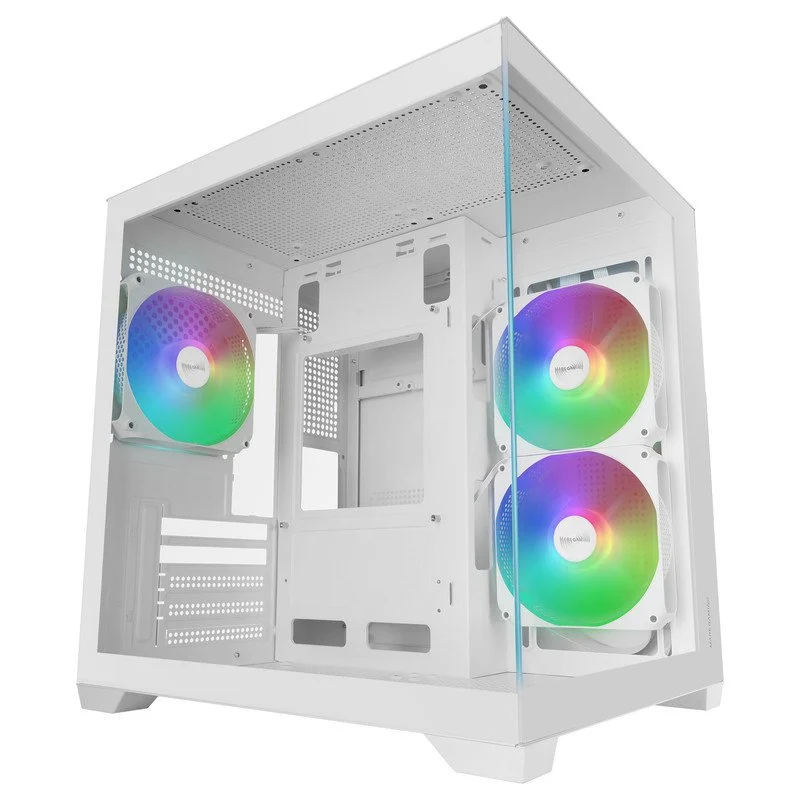 Mars Gaming MC-VIEW3 MicroATX Vidro Temperado ARGB - Image 1