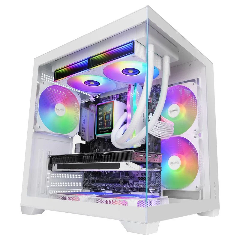Mars Gaming MC-VIEW3 MicroATX Vidro Temperado ARGB - Image 2