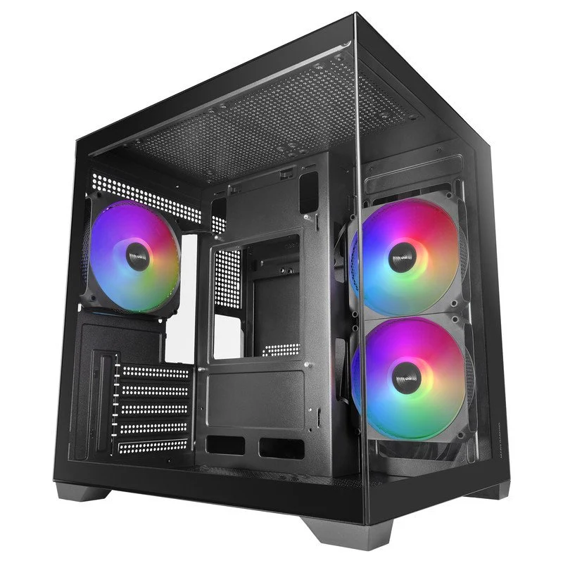 Mars Gaming MicroATX MC-VIEW3 Vidro Temperado ARGB - Image 1