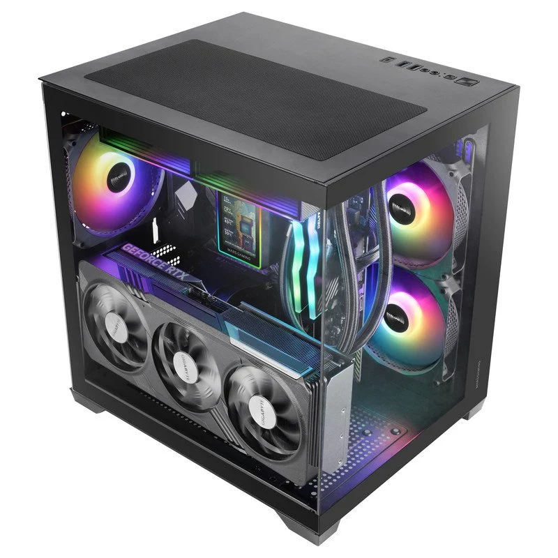 Mars Gaming MicroATX MC-VIEW3 Vidro Temperado ARGB - Image 3