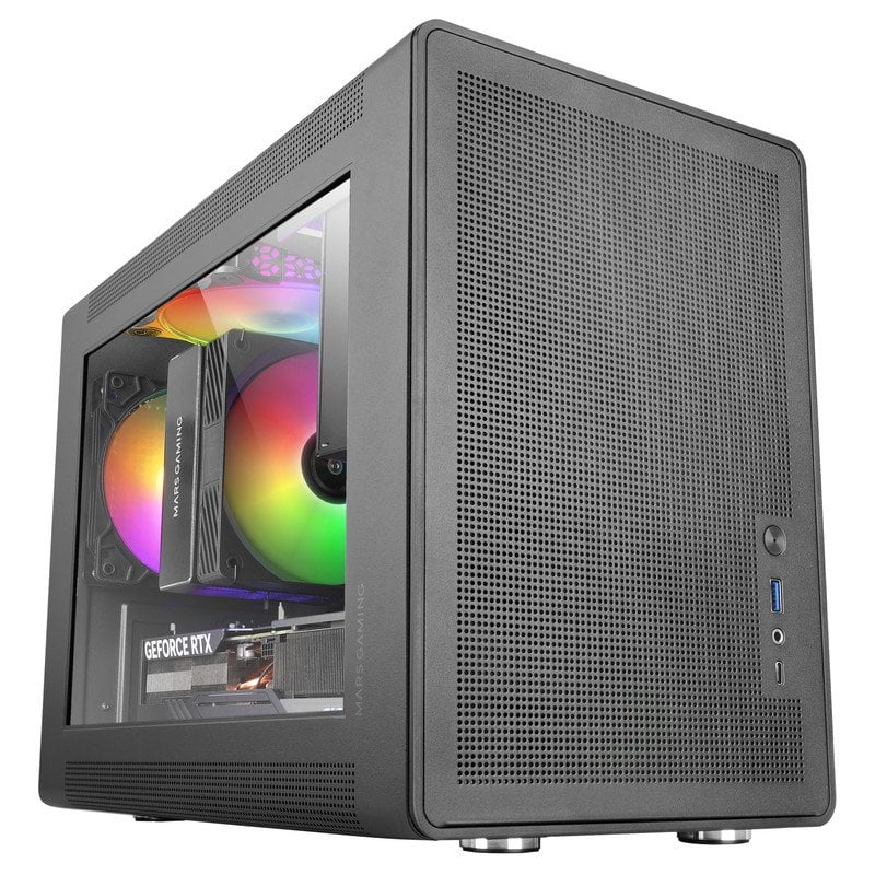 Mars Gaming MC-XPS Minitorre Micro-ATX Ventoinha FRGB - Image 1