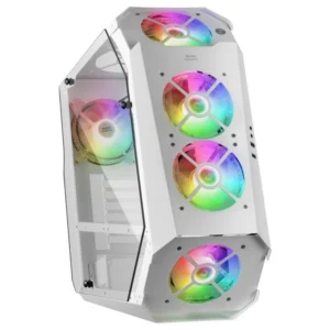 Mars Gaming MC51W Vidro Temperado USB 3.0 Branca