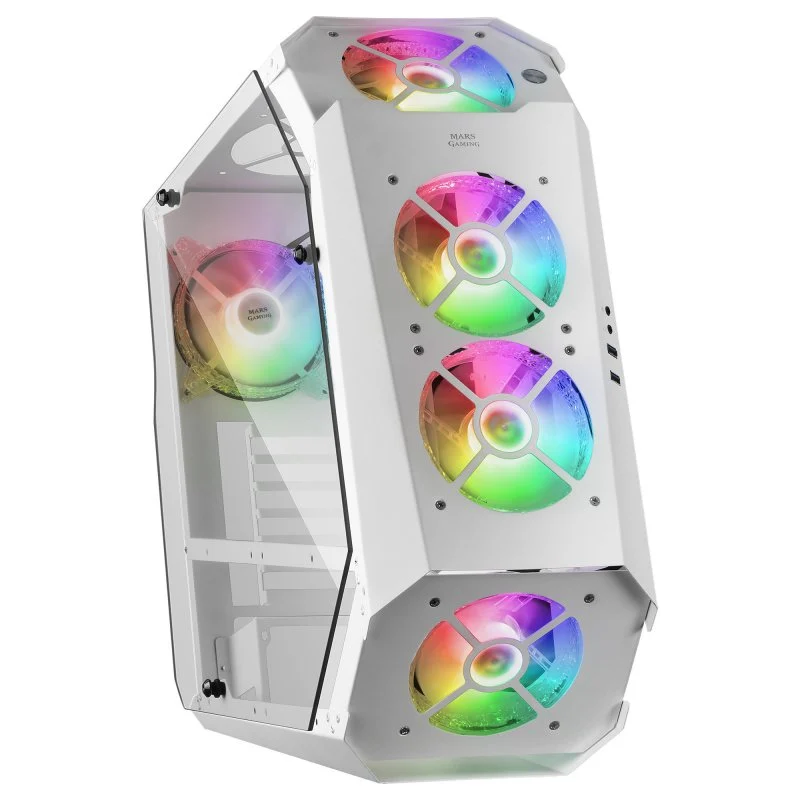 Mars Gaming MC51W Vidro Temperado USB 3.0 Branca - Image 1
