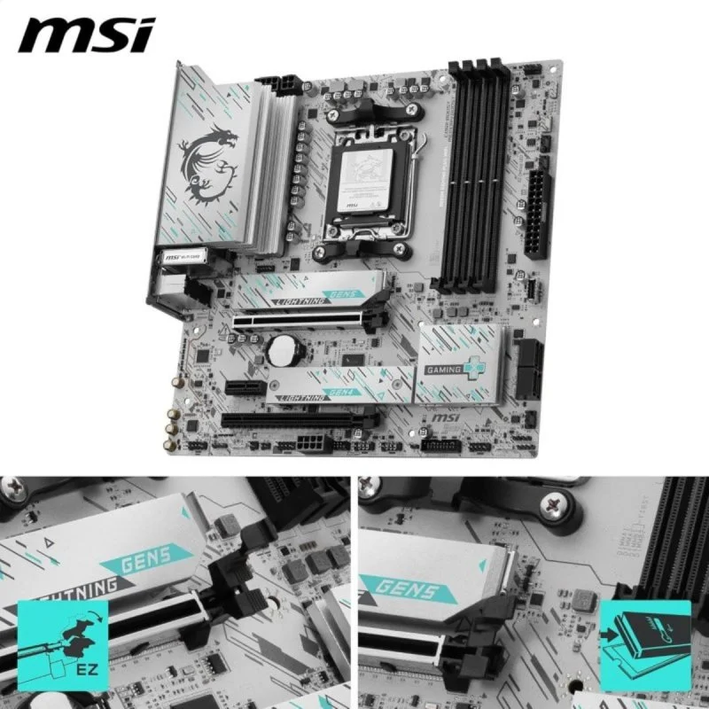 MSI B850M GAMING PLUS AM5 DDR5 Micro ATX Wi-Fi 7 - Image 7