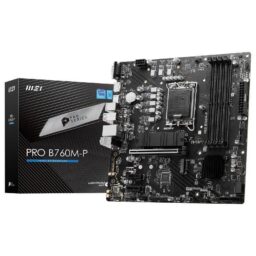 MSI PRO B760M-P LGA1700 DDR5 Micro-ATX PCIe 4.0 - Thumbnail Image 1