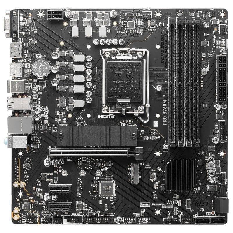 MSI PRO B760M-P LGA1700 DDR5 Micro-ATX PCIe 4.0 - Image 2
