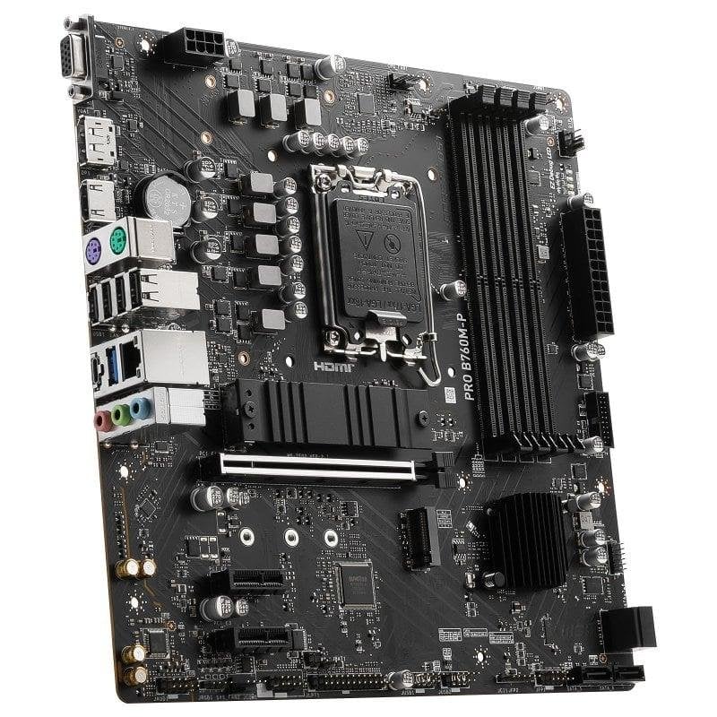 MSI PRO B760M-P LGA1700 DDR5 Micro-ATX PCIe 4.0 - Image 4