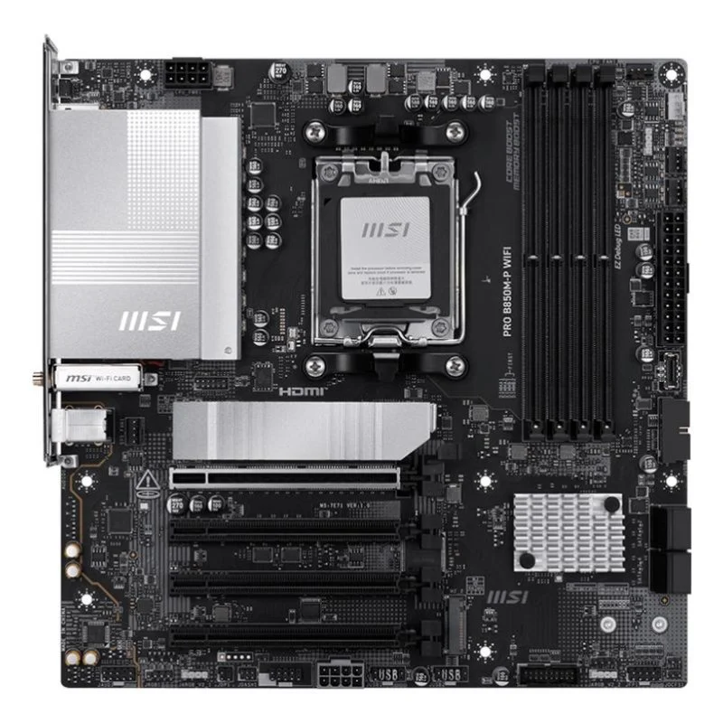 MSI PRO B850M-P AMD Socket AM5 DDR5 Micro ATX WiFi 7 - Image 2