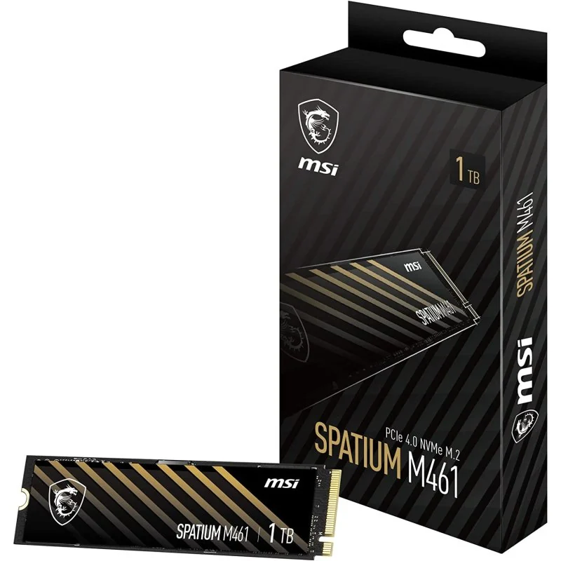 MSI SPATIUM M461 SSD 1TB NVMe M.2 Gen4x4 - Image 5
