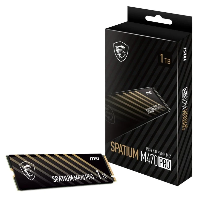 MSI SPATIUM M470 PRO 1TB SSD NVMe PCIe 4.0 M.2 Gen4 6000MB/s - Image 3