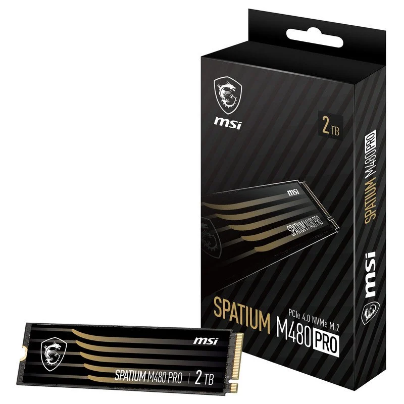 MSI SPATIUM M480 PRO 2TB SSD M.2 PCIe 4.0 NVMe - Image 1