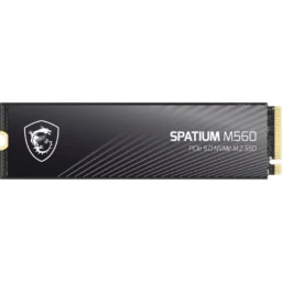 MSI SPATIUM M560 1TB SSD 10200MB/s NVMe PCIe 5.0 M.2 Gen5 3D NAND - Thumbnail Image 2