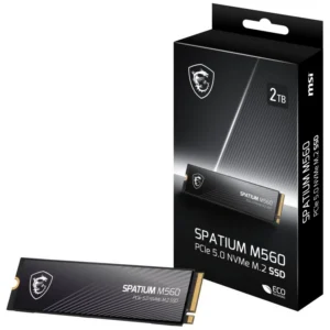 MSI SPATIUM M560 2TB SSD 10300MB/s NVMe PCIe 5.0 M.2 Gen5 3D NAND