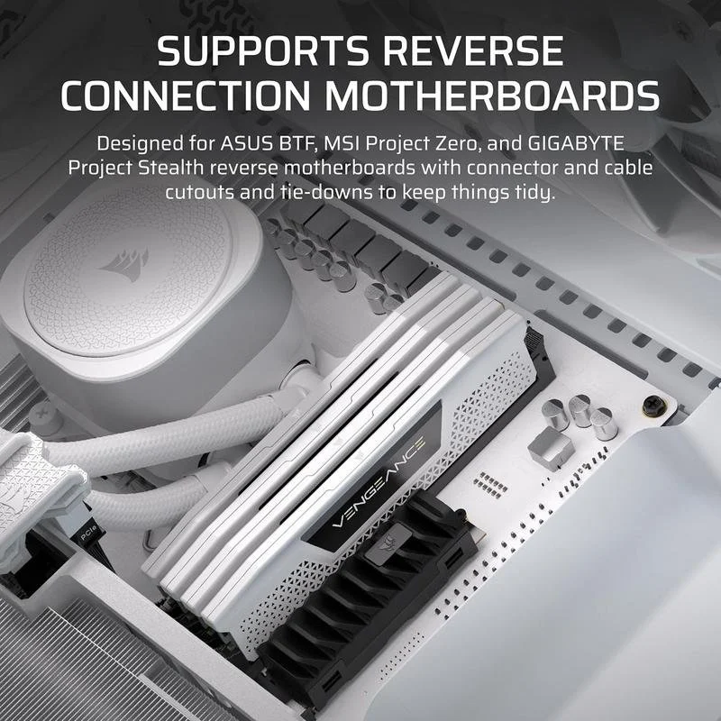 CORSAIR FRAME 5000D WOOD RS White/Oak - Image 8