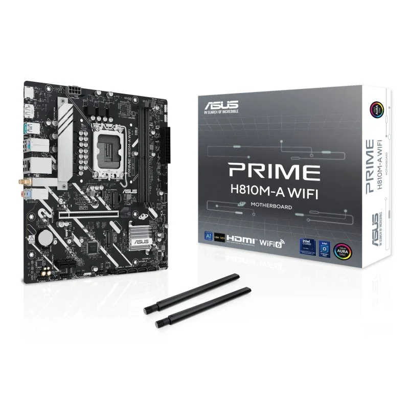 ASUS Intel H810 LGA 1851 Micro ATX PRIME DDR5 M.2 PCIe 4.0 - Image 1