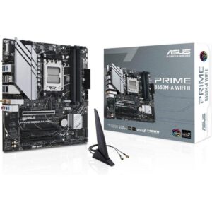 ASUS PRIME B650M-A WIFI II AM5 DDR5 micro ATX WiFi 6 RGB Aura