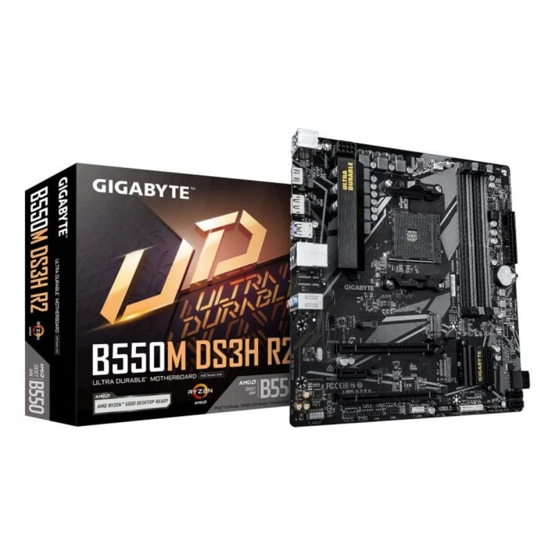 Gigabyte B550M DS3H R2 Micro-ATX, AM4, DDR4 - Image 1