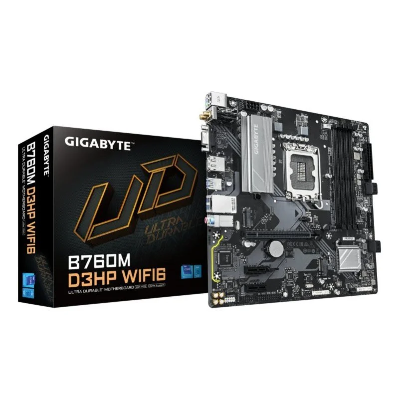 Gigabyte B760M D3HP WiFi6 Micro-ATX, LGA 1700, DDR5 - Image 1