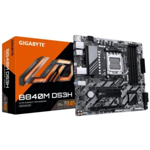 GIGABYTE B840 AM5 micro ATX DDR5 M.2 2.5GbE HDMI