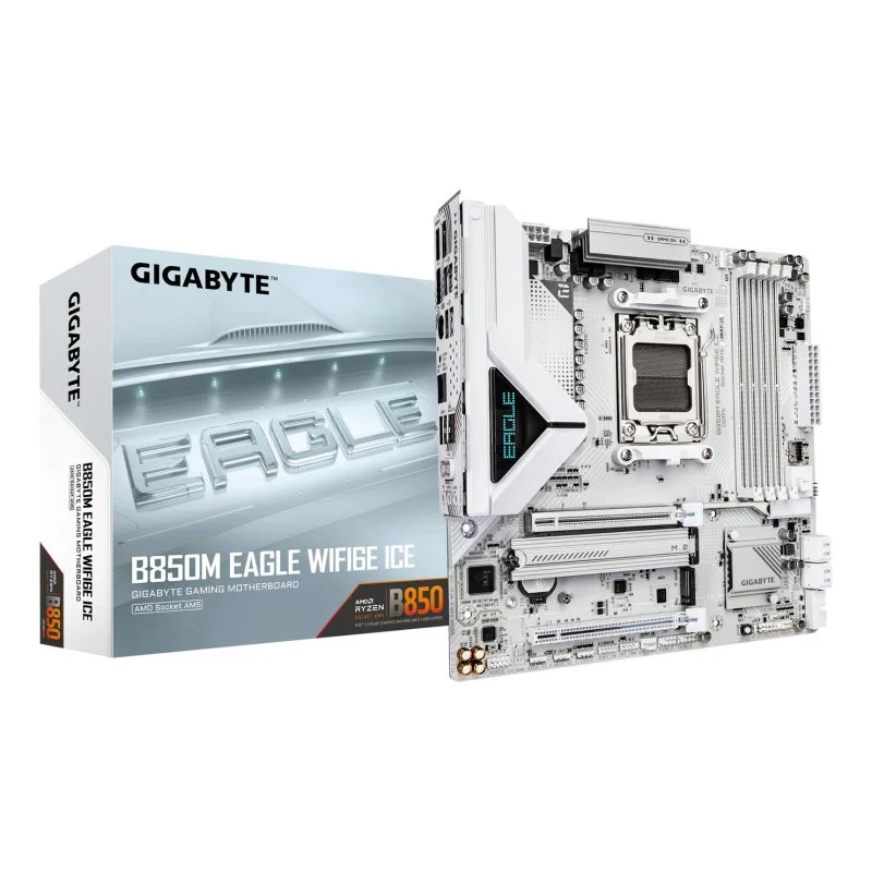 Gigabyte B850M EAGLE WIFI6E ICE Micro-ATX AM5 DDR5 - Image 1