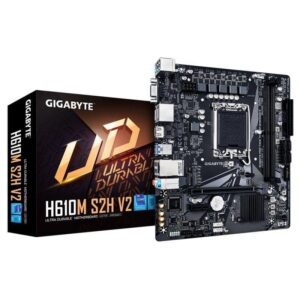Gigabyte H610M S2H V2 LGA1700 DDR5 M.2 GbE USB3.2