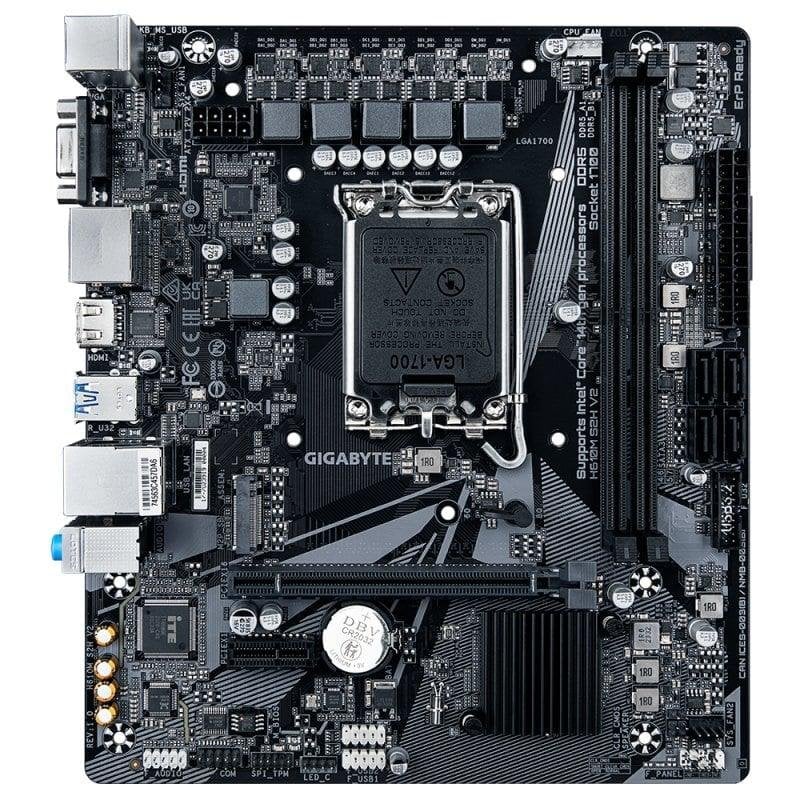 Gigabyte H610M S2H V2 LGA1700 DDR5 M.2 GbE USB3.2 - Image 3