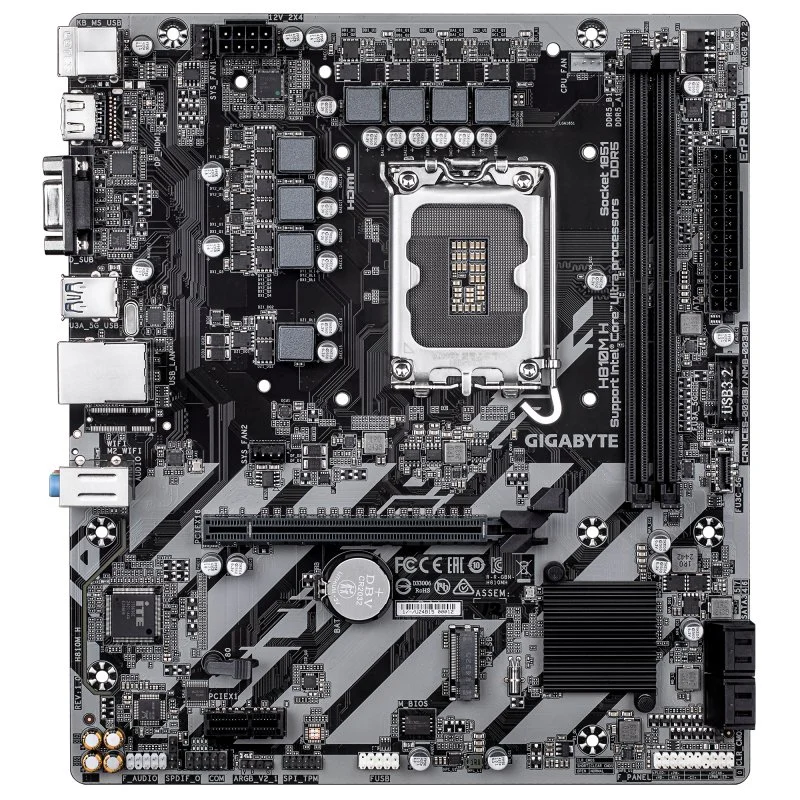 Gigabyte H810M H LGA 1851 DDR5 M.2 RAID USB 3.2 - Image 2