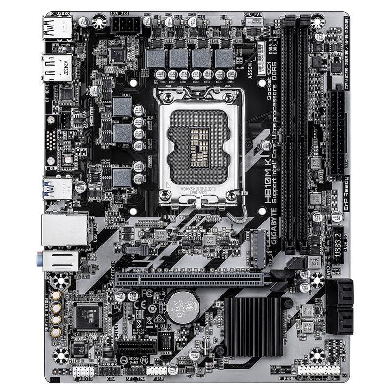 Gigabyte H810M K LGA1851 DDR5 Micro-ATX M.2 PCIe 4.0 RAID - Image 2