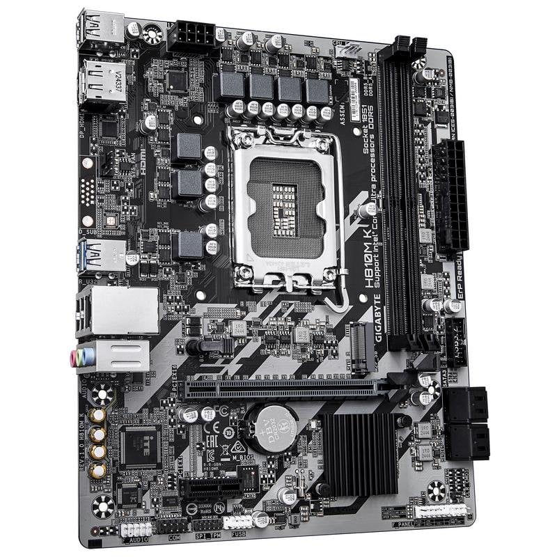 Gigabyte H810M K LGA1851 DDR5 Micro-ATX M.2 PCIe 4.0 RAID - Image 3