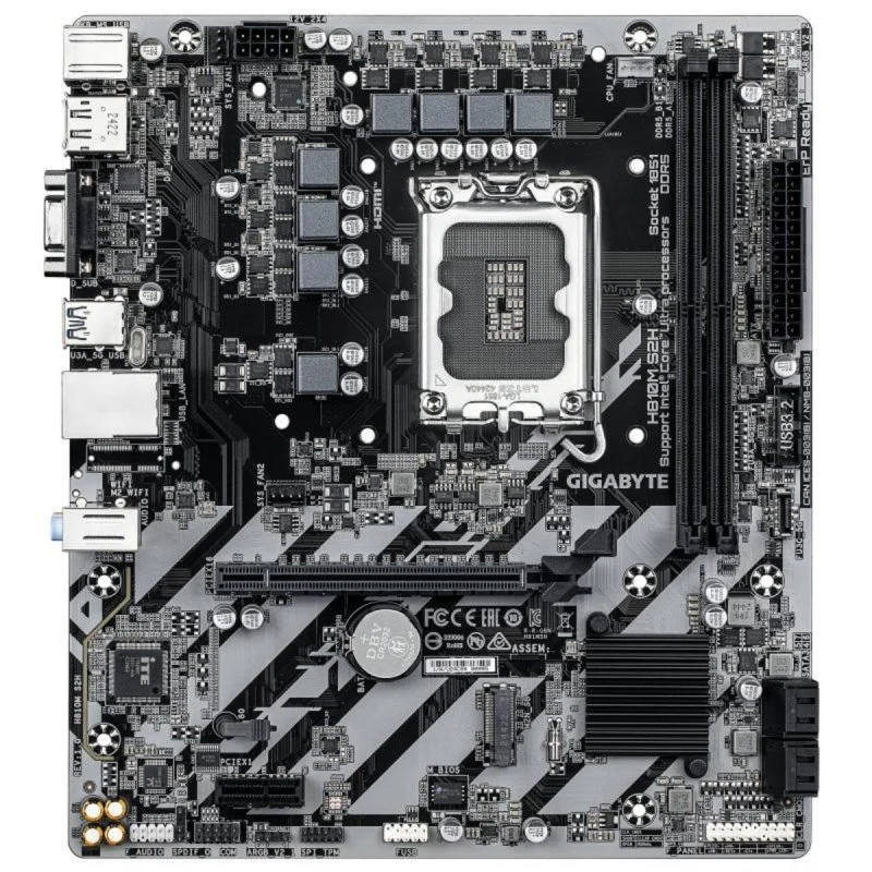 Gigabyte H810M S2H Micro-ATX LGA 1851 DDR5 PCIe 4.0 M.2 - Image 2