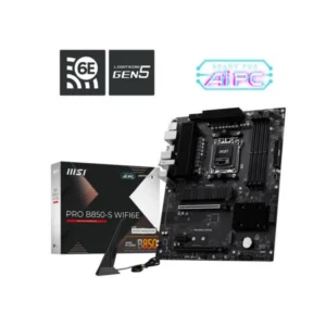 MSI PRO B850-S WIFI6E ATX AM5 DDR5 M.2 Dual LAN RGB