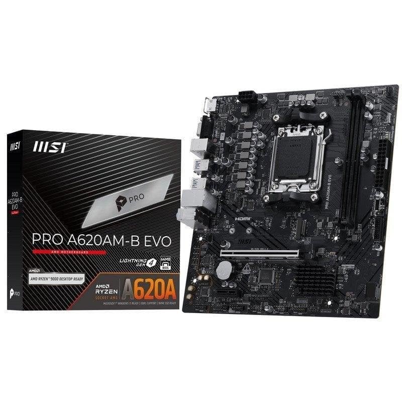 MSI PRO A620AM-B EVO AM5 DDR5 Micro ATX 2.5GbE - Image 1