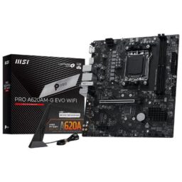 MSI PRO A620AM-G EVO AM5 DDR5 micro ATX WiFi 6E 2.5G - Thumbnail Image 1