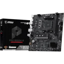 MSI PRO B550M-B AM4 DDR4 micro ATX PCIe 4.0 64GB RAM - Thumbnail Image 1