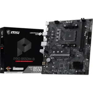 MSI PRO B550M-B AM4 DDR4 micro ATX PCIe 4.0 64GB RAM