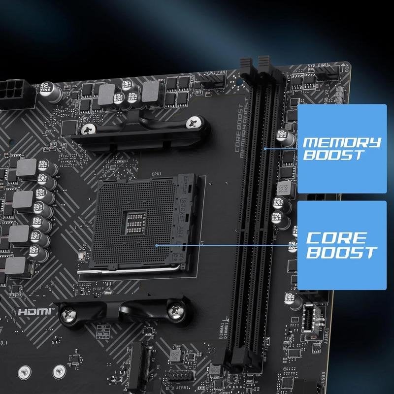 MSI PRO B550M-B AM4 DDR4 micro ATX PCIe 4.0 64GB RAM - Image 6