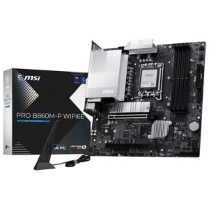 MSI PRO B860M-P LGA1851 DDR5 Micro-ATX WiFi 6E 2.5G LAN